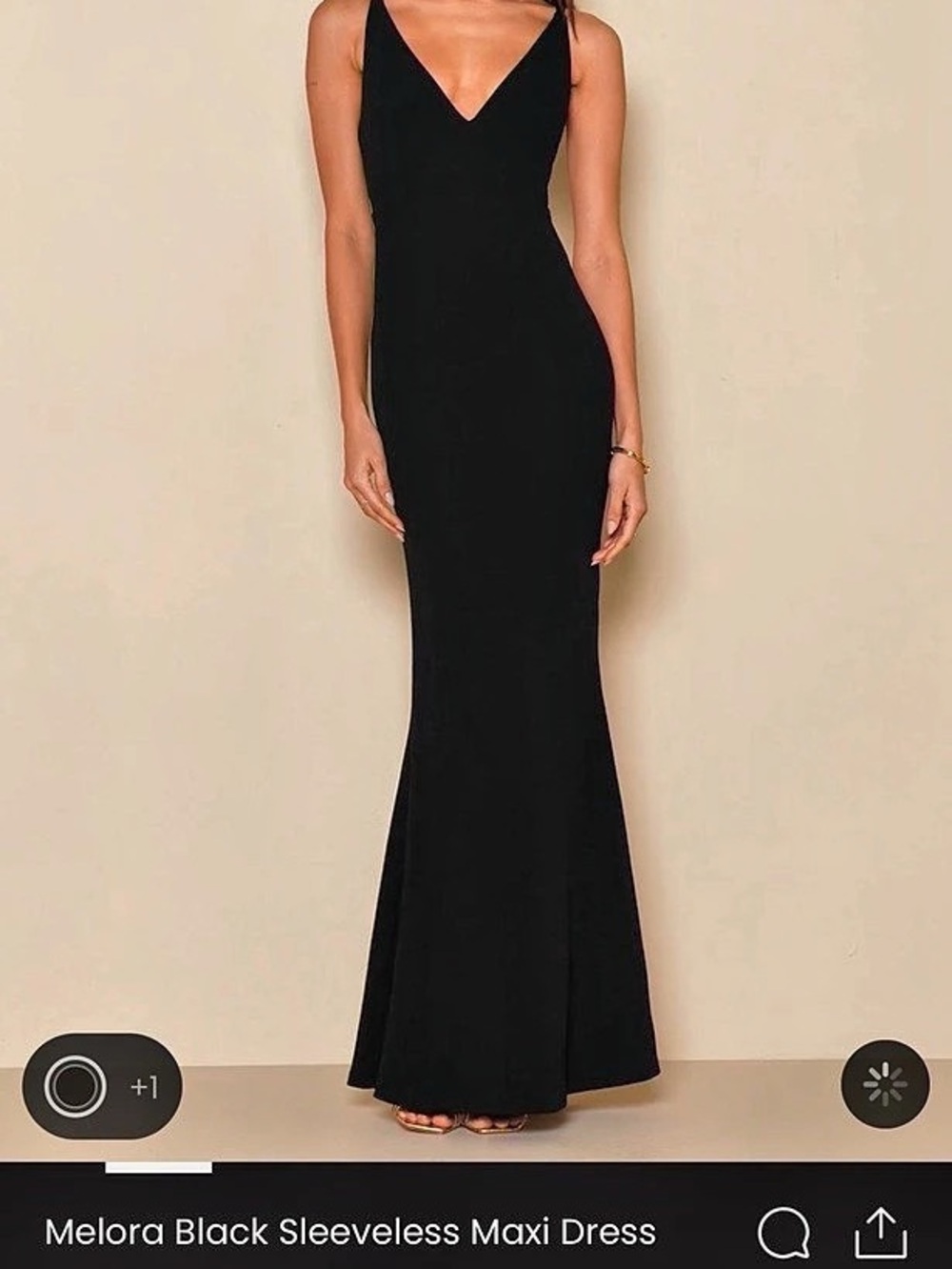 Lulus Melora Black Sleeveless Maxi Dress